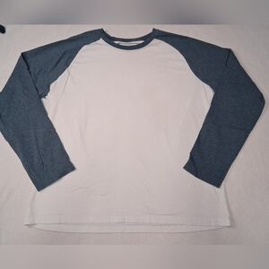 Denver Hayes White and Blue Men's Shirt